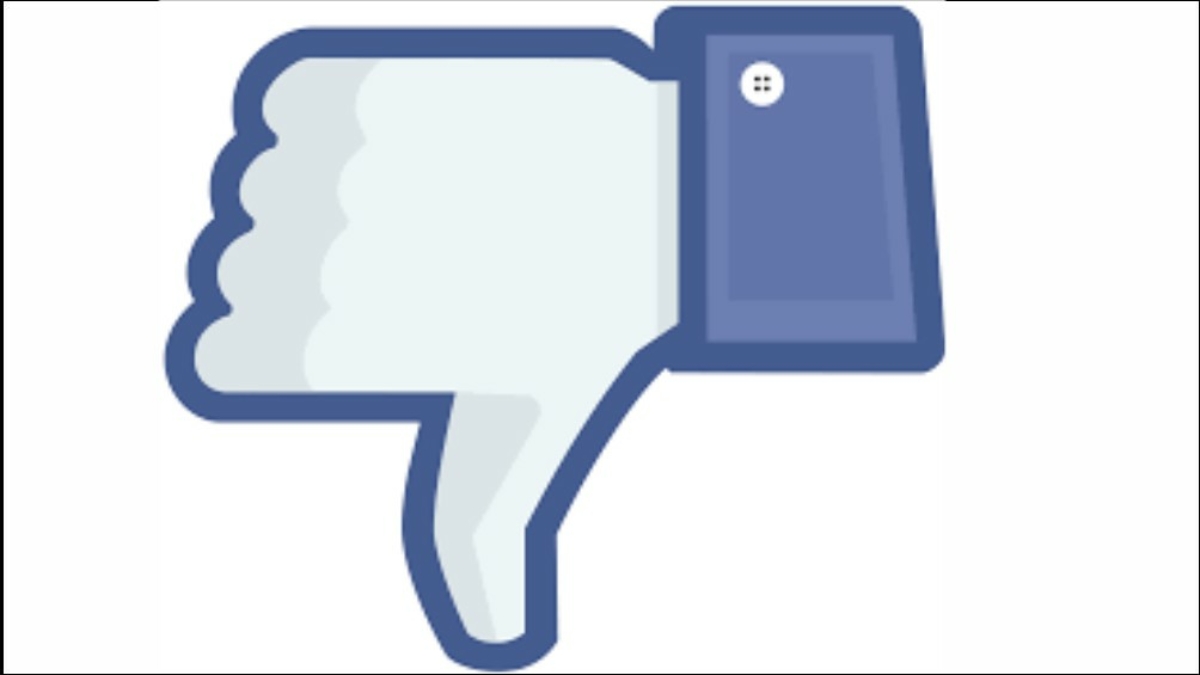 Facebook Thump down